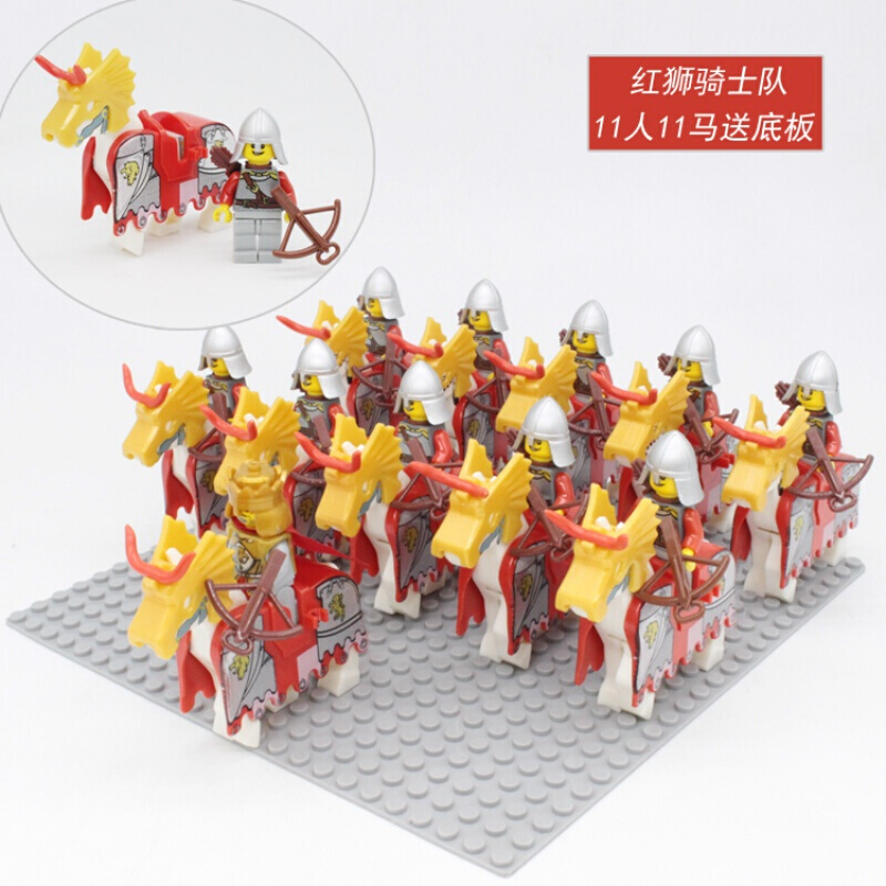 兼容乐高狮王城堡骑士系列绝版古代罗马军事积木小人偶帝国军团士兵
