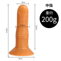 肛塞-中指 久爱男手指肛门塞五拇指硅胶小手指假阳具女用自慰棒情趣假阴茎成人情趣用小