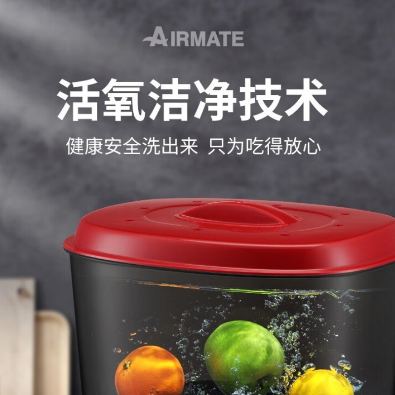 艾美特(Airmate) SX1006 果蔬解毒机 洁净机 10L大容量 降解激素 延长保鲜 操作简单 安全健康高清大图