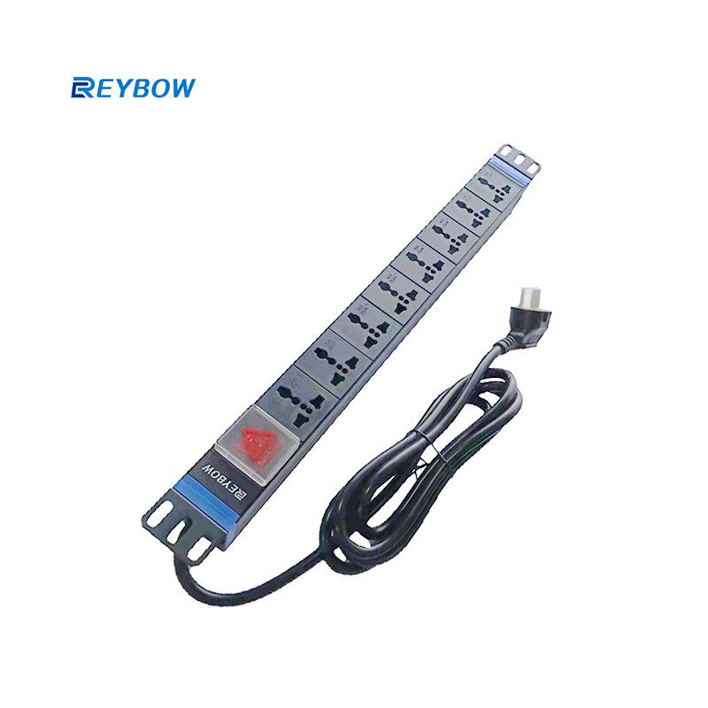 REYBOW 8位PDU机柜排插 SP-UN1008-SH-100320图片