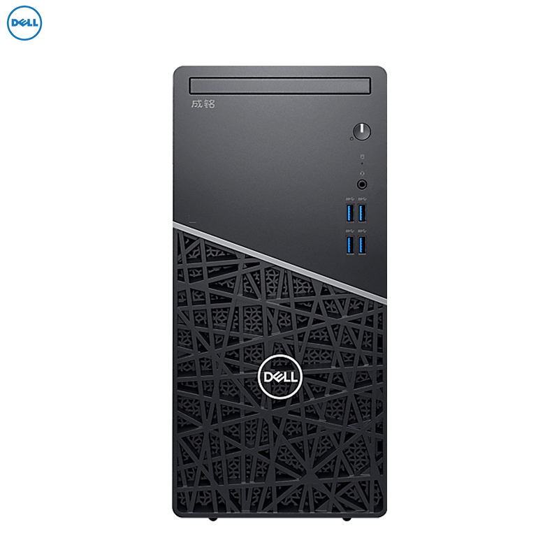 戴尔(DELL)成铭3990 商用办公台式电脑主机(Intel i3-10100 4GB 1TB 无光驱 W10H)