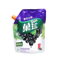 菓珍果味冲饮固体饮料壶嘴装黑加仑味400g/袋 亿滋出品