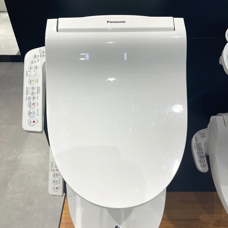 松下智能马桶盖洁身器 电子坐便盖板即热柔光灯自动除臭加热冲洗器喷嘴自洁除菌抗菌便圈加温松下卫浴DL-PM33CWS高清大图