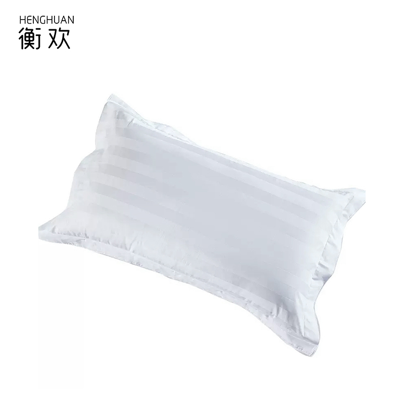 衡欢(HENGHUAN)全棉40支加密暗条纹枕头套 RZ-ZT01/个(55*85cm)高清大图