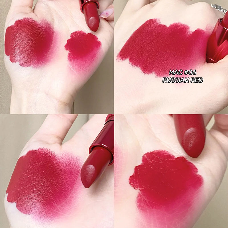 mac魅可口红唇膏612russianred俄罗斯红持久显色