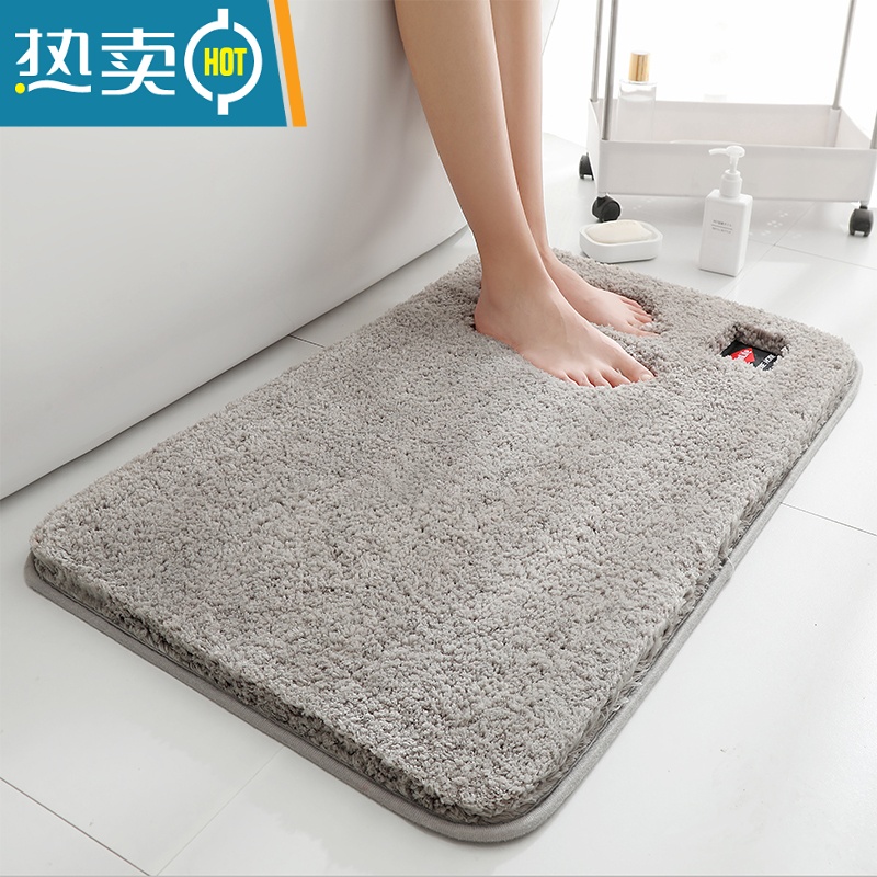 XIANCAI浴室吸水速干地垫卫生间防滑脚垫进门门垫卧室客厅地毯洗手间垫子高清大图