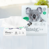 舒洁(Kleenex) 懒人抹布 30张/包 3包/提 1提装 强效吸水吸油 可接触食品 爱地球系列 94430