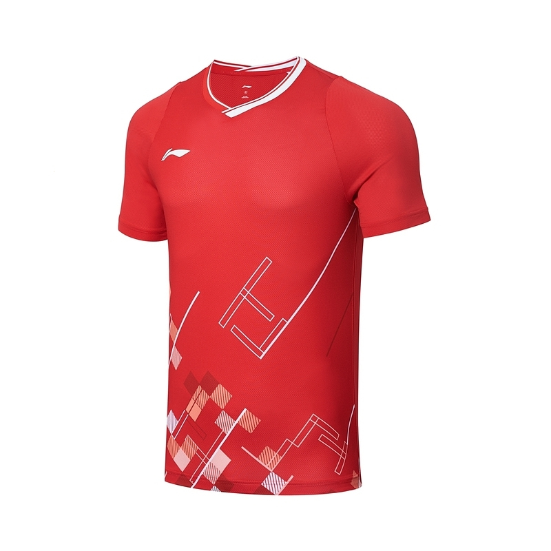 李宁羽毛球服中青队俱乐部系列男女款球衣专业速干衣大赛比赛上衣