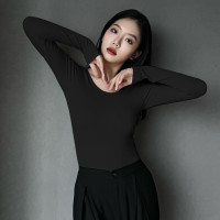 唐狮保暖内衣女上装女士针织高弹秋衣女秋冬居家