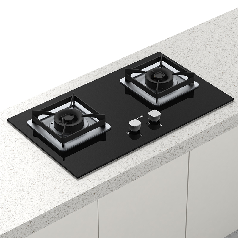 黑色天然气方太燃气灶家用煤气灶双灶台嵌入式天然气参数