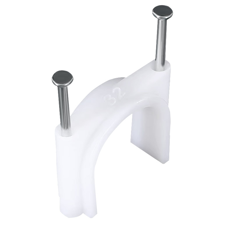 兴酉 PVC管卡带钉管卡固定卡 32MM加厚 个高清大图