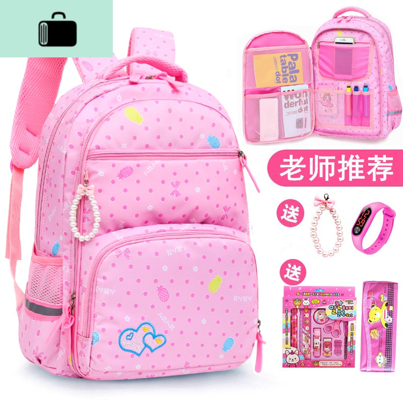新款书包小学生一二年级儿童韩版轻便女生三到六年级可爱双肩背包NEW LAKE女士双肩包