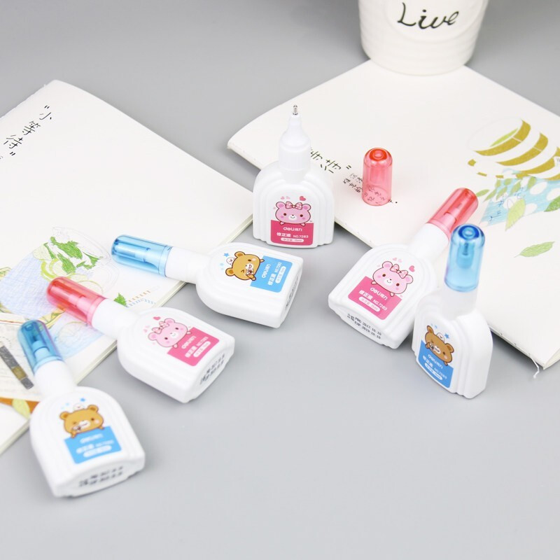 得力 7283 修正液 15ml (单位:只) 混色