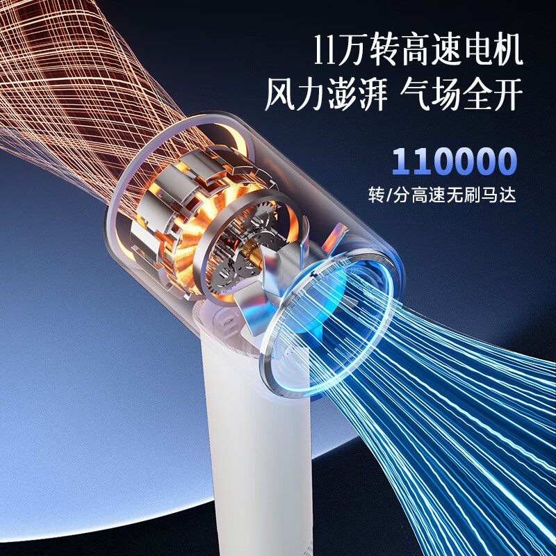 小画仙根源护发恒温速干轻巧便携电吹风LDCF-1605(B)高清大图