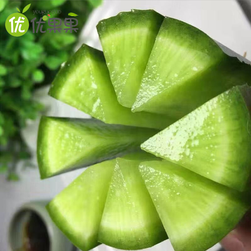 山东潍坊萝卜青萝卜4.5-5斤 约3-7个左右当季水果萝卜蔬菜潍县青萝卜水嫩多汁萝卜