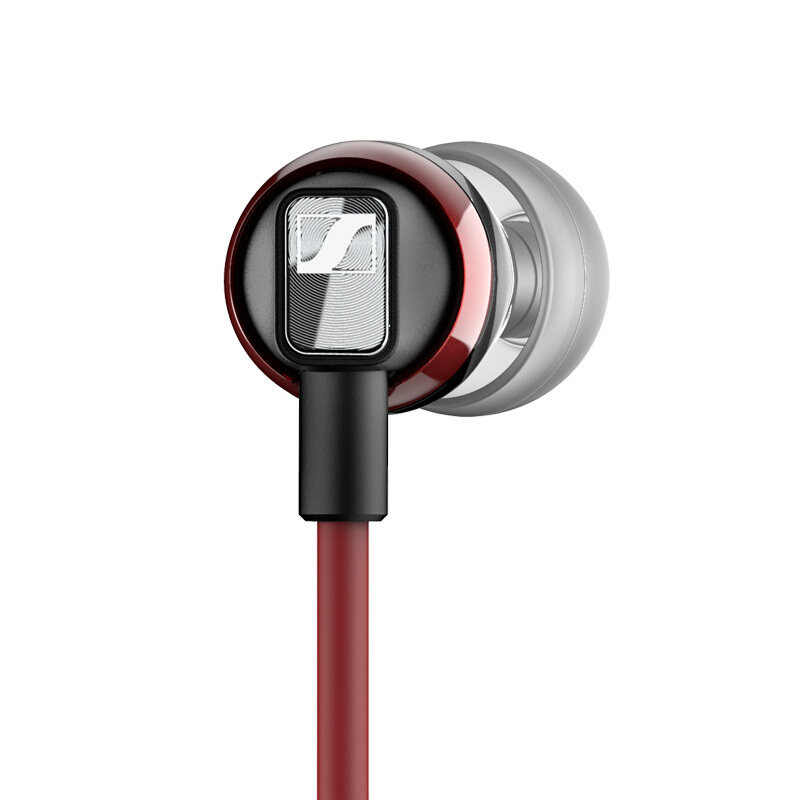森海塞尔sennheisercx300s智能线控手机通话耳机红色