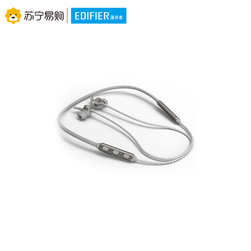 Edifier/漫步者 W300BT 入耳式运动蓝牙耳机 无线耳机 手机耳机 防水防汗 枪灰色