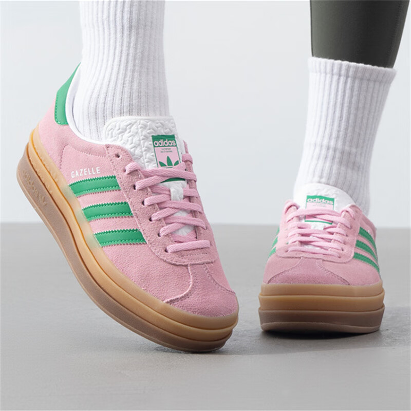 阿迪达斯（adidas）三叶草女鞋新款透气时尚潮流轻便跑步运动休闲鞋IE0420 ZP高清大图