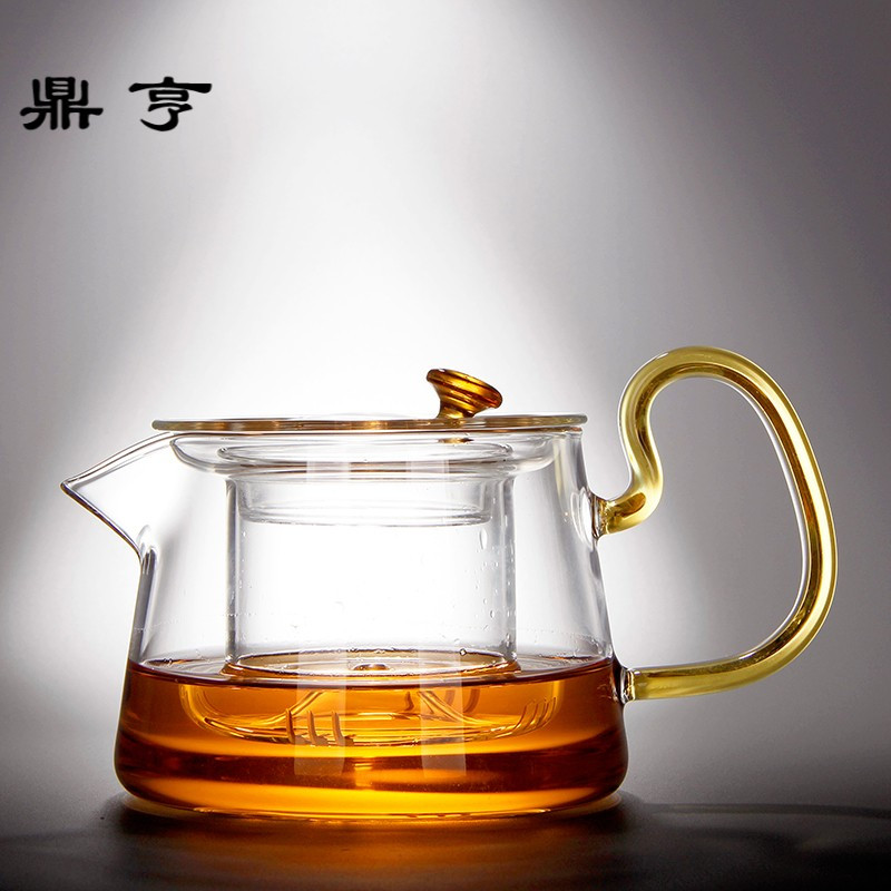 鼎亨耐热玻璃茶壶套装加厚花茶壶过滤煮茶器电陶炉加热泡茶壶小青
