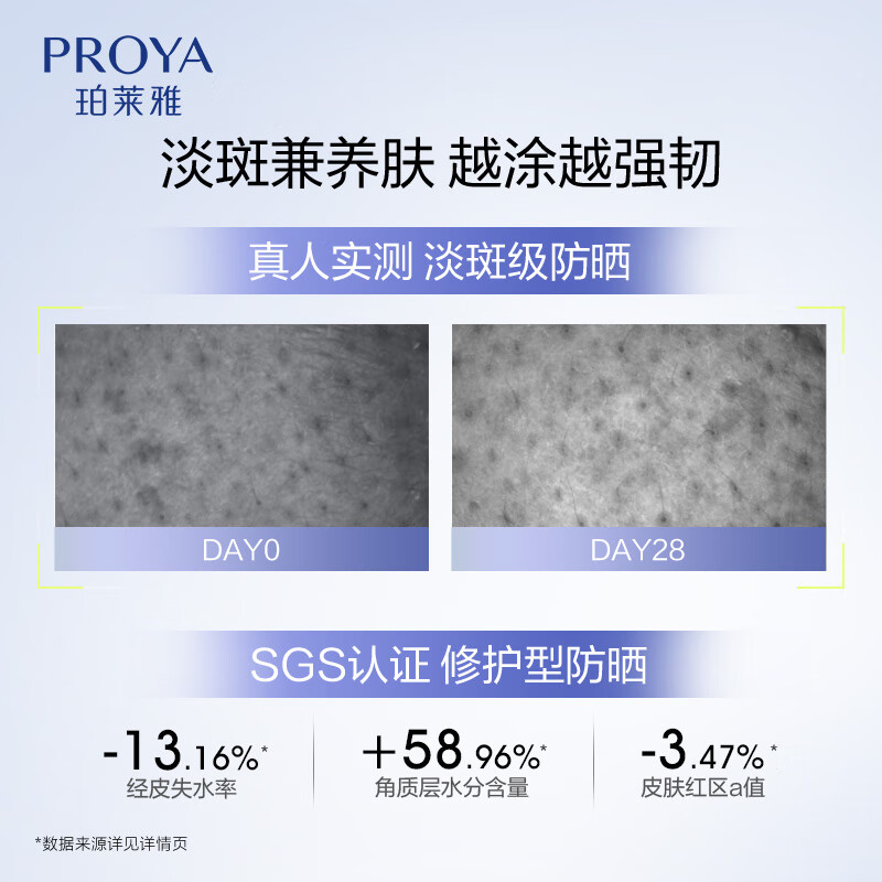 珀莱雅轻享阳光沁柔防晒精华乳50ml高清大图