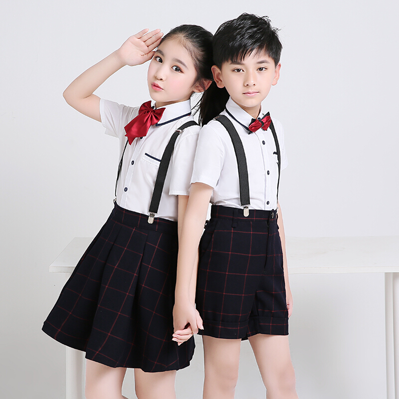 六一儿童合唱服幼儿园园服夏装男女童背带裤礼服小学生班服演出服