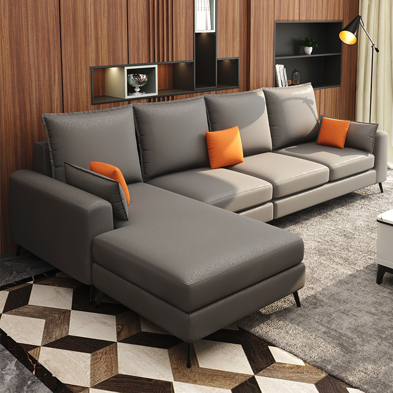 兰秀家居 沙发 布艺沙发组合科技布智能沙发客厅大小户型简约现代可