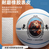 耐克(NIKE)篮球 詹姆斯狮王系列耐磨橡胶球篮球青少年比赛训练耐磨7号球 DO8262-086/詹姆斯联名款 7