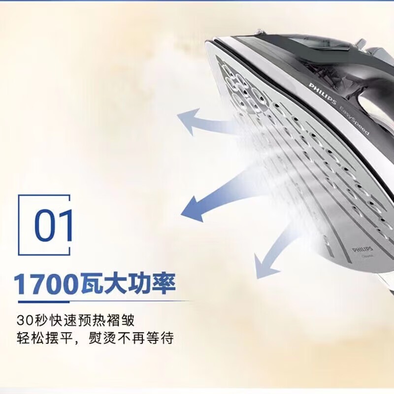 飞利浦 蒸汽手持熨斗GC1758/88高清大图