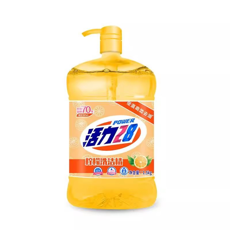 活力28透明柠檬洗洁精1.5kg*1瓶