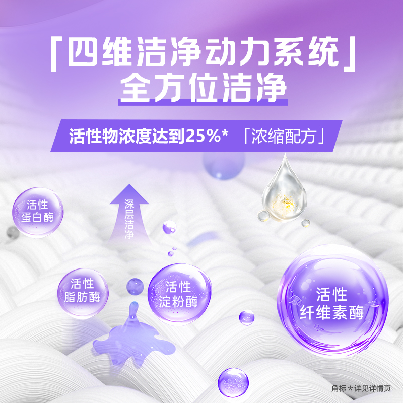 浪奇 浓缩洗衣精华 檀木玫瑰500g高清大图