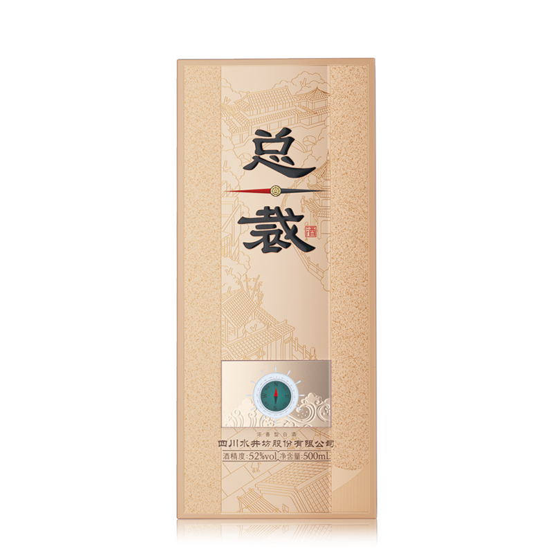 水井坊 浓香型白酒 52度 总裁 500ml 白酒礼盒装
