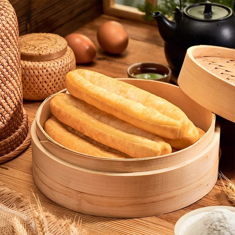 千味央厨酥脆油条蓬松金黄少油不腻外酥里嫩无矾安心720g*1袋高清大图