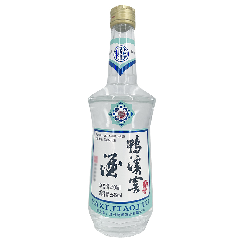 鸭溪窖酒 54度 飞天仙女盒 玻璃瓶经典复古版 浓香型白酒 2023年 500mlx6瓶