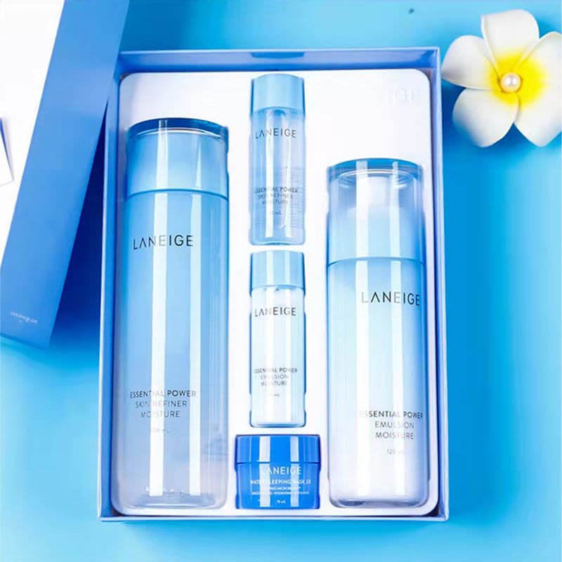 兰芝(Laneige)水库凝肌两件套(滋润型) 保湿补水滋润营养修护水乳滋润型套盒 面部护肤套装礼盒图片