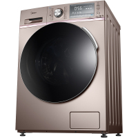 美的（Midea）MD100-1415ADQCJ快净10kg大容量变频滚筒洗烘一体洗衣机10公斤家用新品银离子