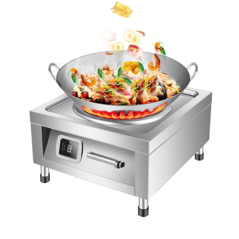 商用电磁炉6000w凹面大功率爆炒5000w电炒炉8000w大灶商|7000W(220V/380V磁控) 有架子(送锅)
