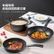 龙的(Longde)LD-TZ801-3锅具套装不粘炒锅煎锅汤锅三件套装黑色三件套装
