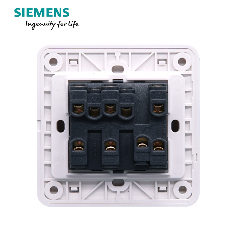 西门子(SIEMENS)开关插座 远景雅白系列三开双控5TA02361CC1