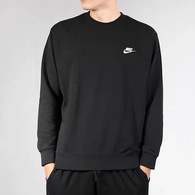 耐克(NIKE)男装新款运动服上衣加厚保暖圆领卫衣套头衫BV2663-010 ZP