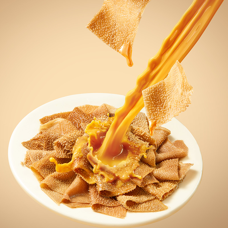 劲仔麻酱素毛肚魔芋爽散装8包袋装麻酱味解馋零食素肉休闲解馋高清大图