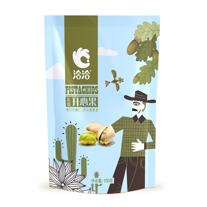 洽洽 盐焗味开心果 休闲零食小吃 每日坚果 开心果150g