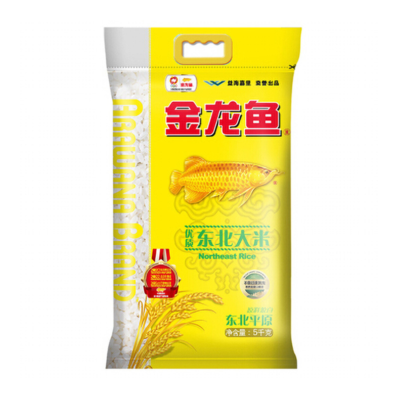 金龙鱼优质东北大米5kg 粳米珍珠米(100袋起订,低于起订量不发货)
