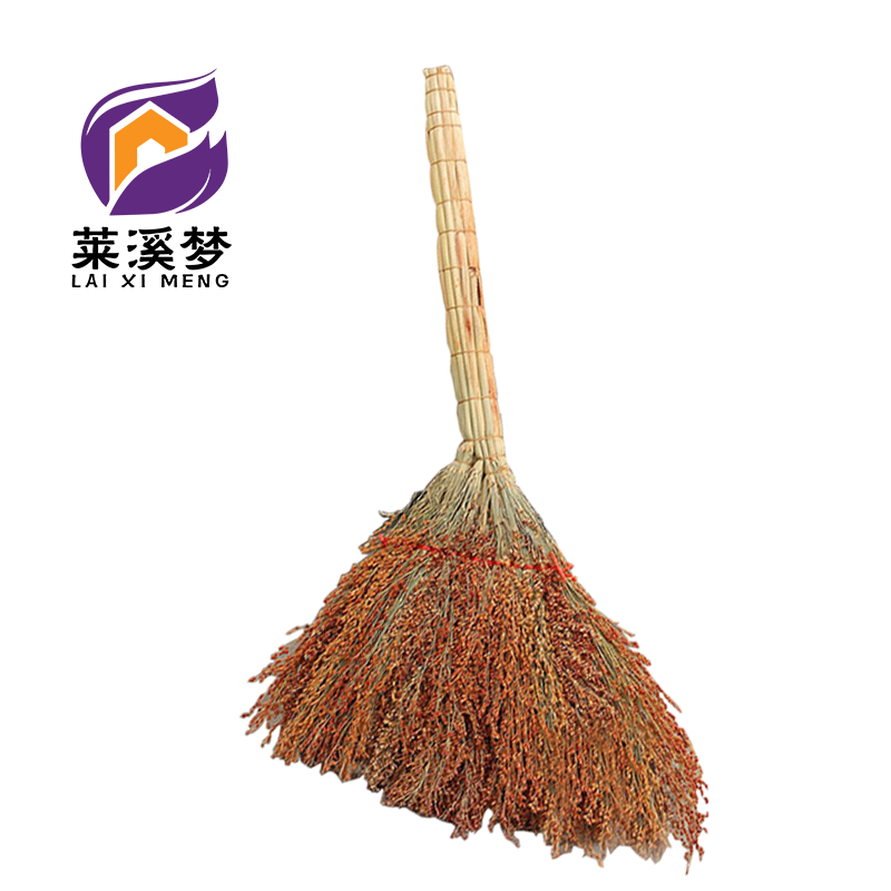 高粱笤帚(扫把)带壳 大号 把高清大图