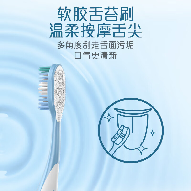 高露洁(Colgate)牙刷360全面口腔清洁牙刷 清洁软刷减少口腔细菌去牙渍成人家用 2支装高清大图