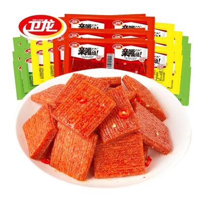 卫龙亲嘴烧系列 16个 多口味混合发货 约10g/个口味红烧牛肉味麦辣鸡汁味川香风味