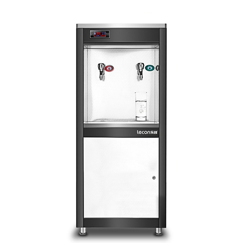 乐创(lecon)商用开水器 学校公司工厂大型不锈钢饮水机 柜式一开一温 LC-J-ZY01