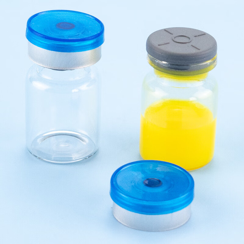 海斯迪克HKCL-850 西林瓶 采样卡口瓶 冻干粉瓶 透明瓶+胶塞+铝塑盖 2ml(3780个/箱)