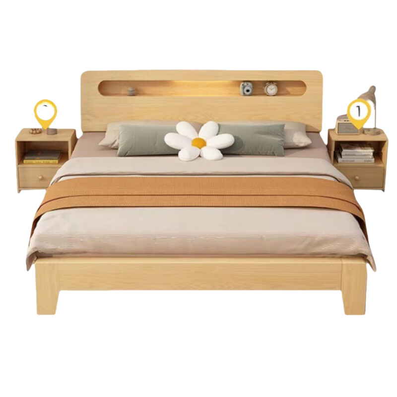 锁匠床+2床头柜高清大图