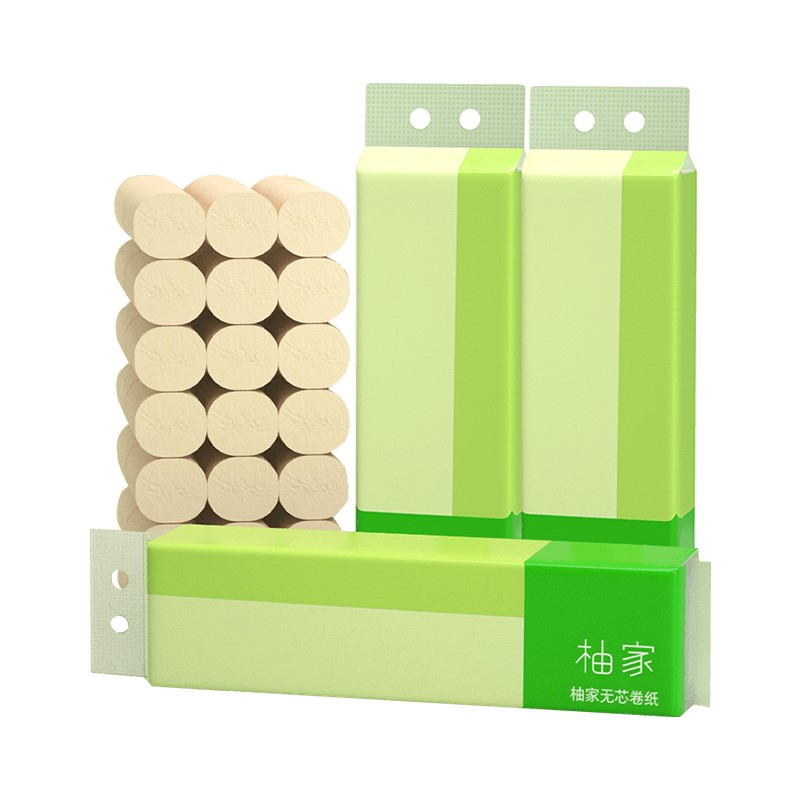 柚家 无芯卷纸 30卷/箱