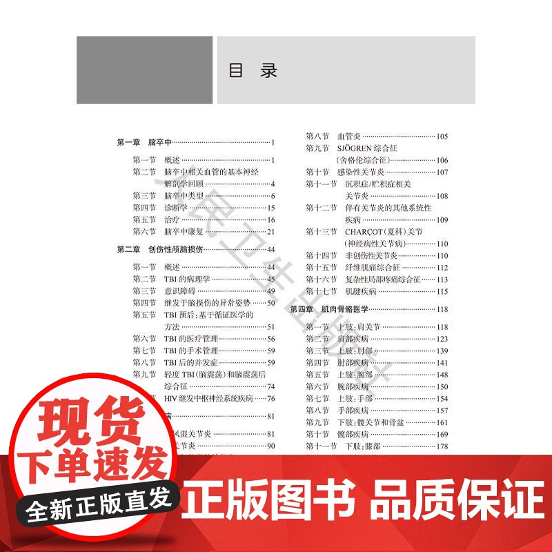 康复医师进阶精要 第4版 毕胜 敖丽娟 何成奇 汇集了PM&R认证考试中最新的骨科神经科以及综合医疗信息于一体的著作人民高清大图